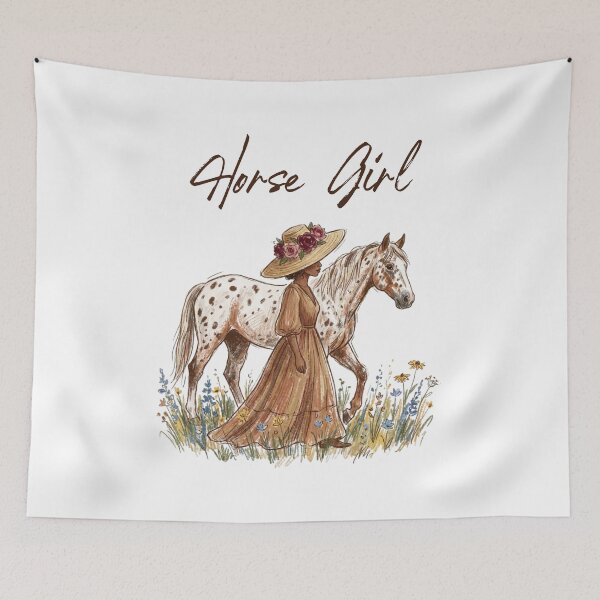 Item preview, Girl With Appaloosa Horse designed and sold by LeosCloset.
