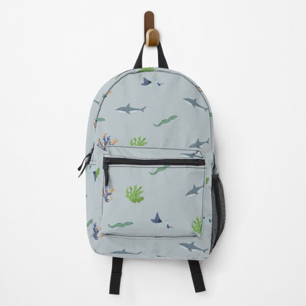 Item preview, Shark Eel Seaweed Ocean Creatures Stickers Prints Posters Wall Art Magnet Home Coffee Cup Decoration TShirt Stationary Notebook Magnet Hat Kitchen Work School Office Redbubble Shop designed and sold by Saritas Boutique Shop.