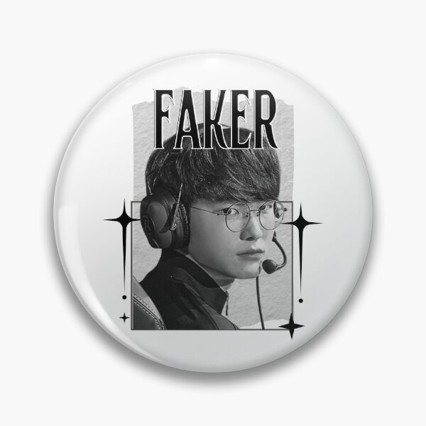 Item preview, Faker Legendary Korean Pro Gamer Portrait esports legend, professional gamer designed and sold by HELL0WBELLO.