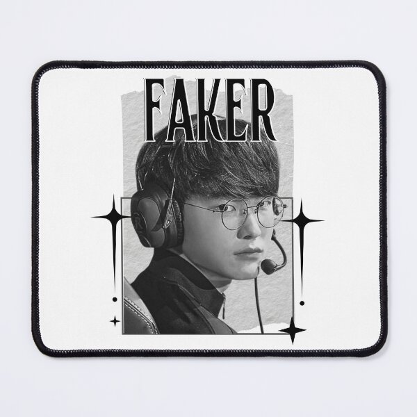 Item preview, Faker Legendary Korean Pro Gamer Portrait esports legend, professional gamer designed and sold by HELL0WBELLO.