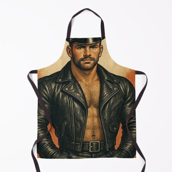 Item preview, Vintage Gay Leather Berlin Bikers Leder Pride Tom of Finland Tribute Graphic Design designed and sold by ItsAKinkThing.