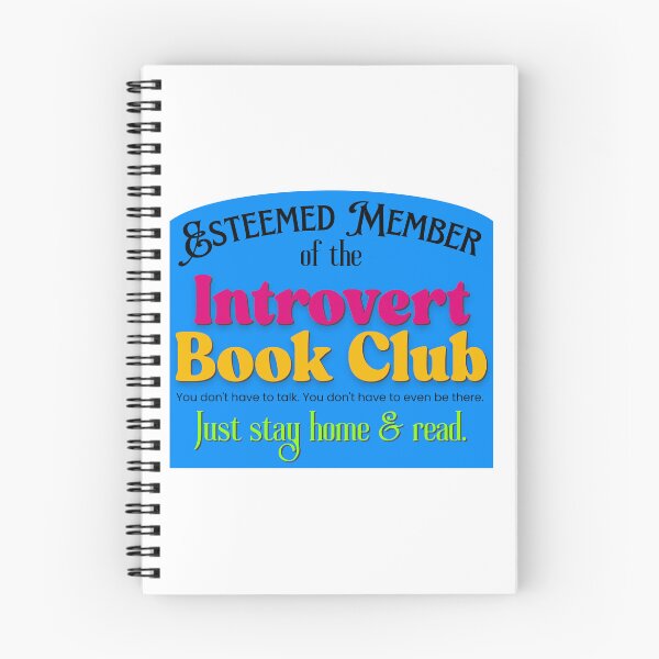 Item preview, Introvert Book Club just stay home and read designed and sold by LibrarianLauren.