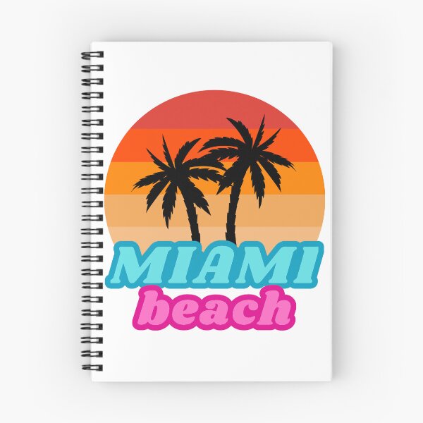 Item preview, Colorful Miami beach sunset palm trees designed and sold by mizam.