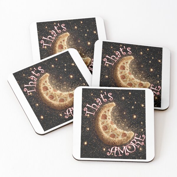 Item preview, That’s Amore | Pizza Moon Romantic Funny Food Art designed and sold by Ignorant-Artist.