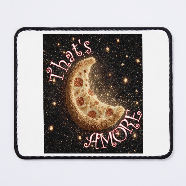 Item preview, That’s Amore | Pizza Moon Romantic Funny Food Art designed and sold by Ignorant-Artist.