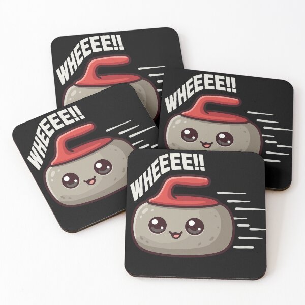 Item preview, Cute Kawaii Curling Stone designed and sold by UniTeeCo.