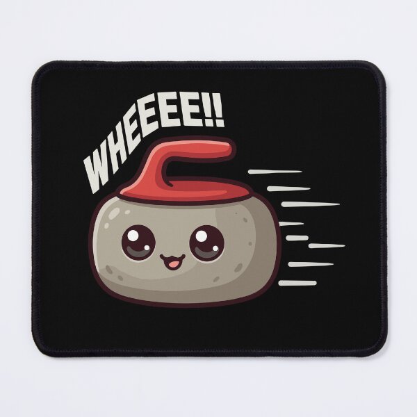 Item preview, Cute Kawaii Curling Stone designed and sold by UniTeeCo.