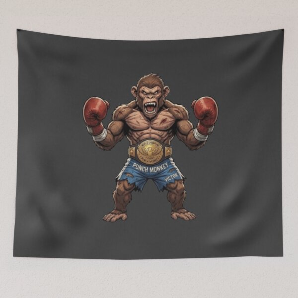 Item preview, Punch the Monkey – King of the Ring designed and sold by JordanInk Studio.