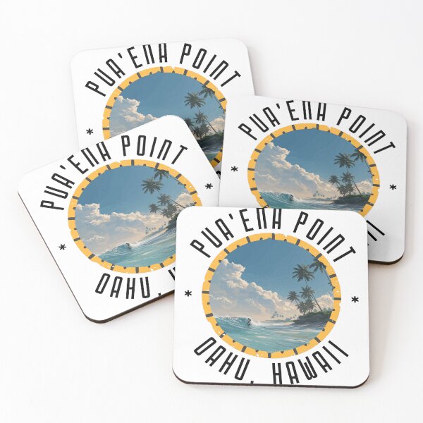 Item preview, Puaena Point - Oahu, Hawaii (with Black Lettering) designed and sold by VelvetRoom.