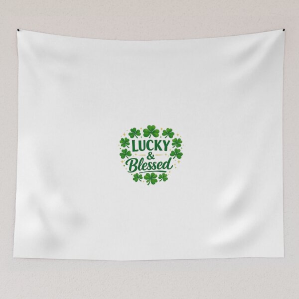 Item preview, Lucky & Blessed Shamrock | St Patrick’s Day Lucky Clover Irish Green Design designed and sold by ArtWaveStudio8.