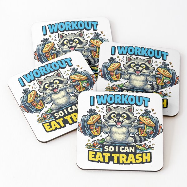 Item preview, I workout so I can eat trash shirt designed and sold by ZEBBEDE - Minimal Streetwear .