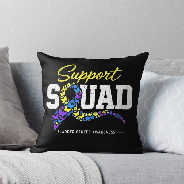 Item preview, Bladder Cancer Awareness Family Support Squad Butterfly Floral Ribbon designed and sold by clothesy7.