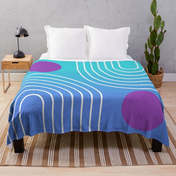 Item preview, Mid-Century Modern Geometric Rainbow and Sun Abstract - Mermaid core Dream Gradient designed and sold by nineFlorals.