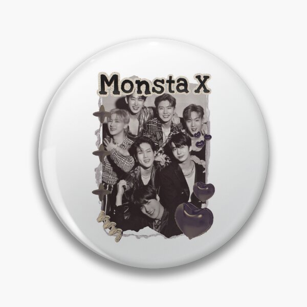 Item preview, Monsta Kpop Solo Artist Scrapbook Collage Cozy Y2K Vintage Design Korean Boy Group Portrait Art designed and sold by HELL0WBELLO.