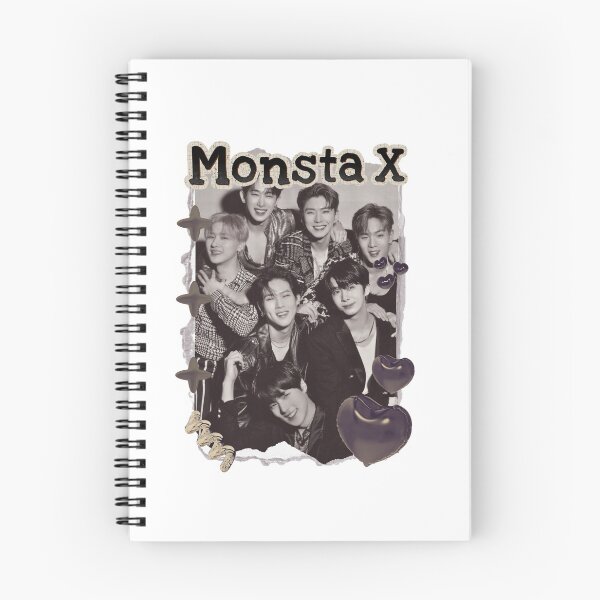 Item preview, Monsta Kpop Solo Artist Scrapbook Collage Cozy Y2K Vintage Design Korean Boy Group Portrait Art designed and sold by HELL0WBELLO.
