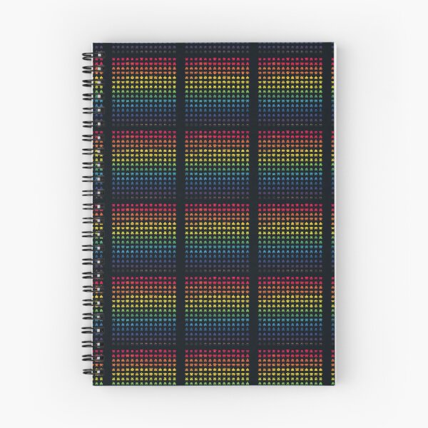 Item preview, Retro Game Style Pixel Characters in Bright Neon Colors Pattern designed and sold by imaginariumlab.