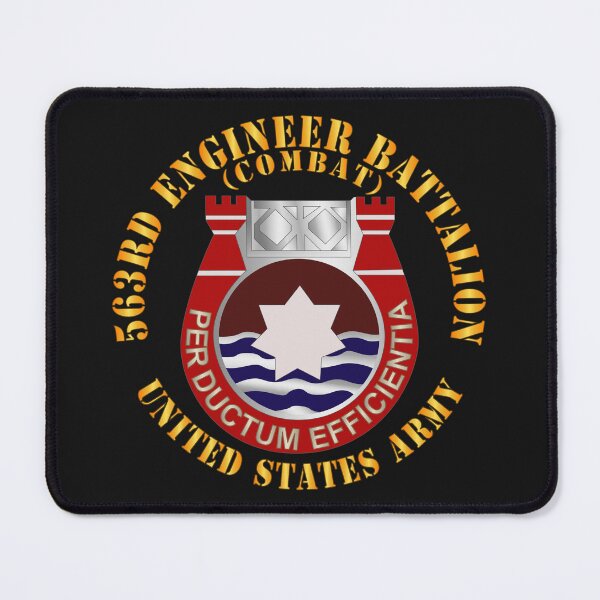 Item preview, Army  - 563rd Engineer Battalion - DUI - Combat - US Army X 300 designed and sold by Military Insignia Products.