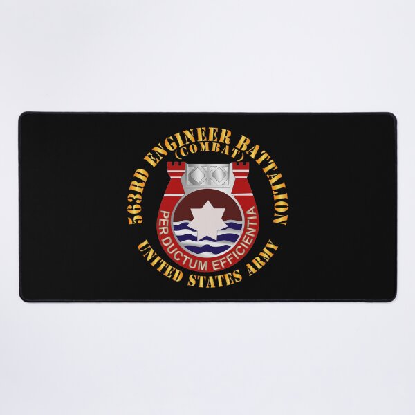 Item preview, Army  - 563rd Engineer Battalion - DUI - Combat - US Army X 300 designed and sold by Military Insignia Products.