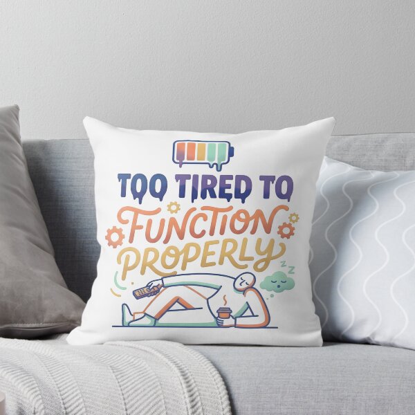 Item preview, tired, exhausted, fatigue, sleepy, rest, nap, yawn, sleepless designed and sold by TrueArtVibes.