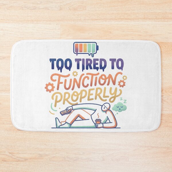 Item preview, tired, exhausted, fatigue, sleepy, rest, nap, yawn, sleepless designed and sold by TrueArtVibes.
