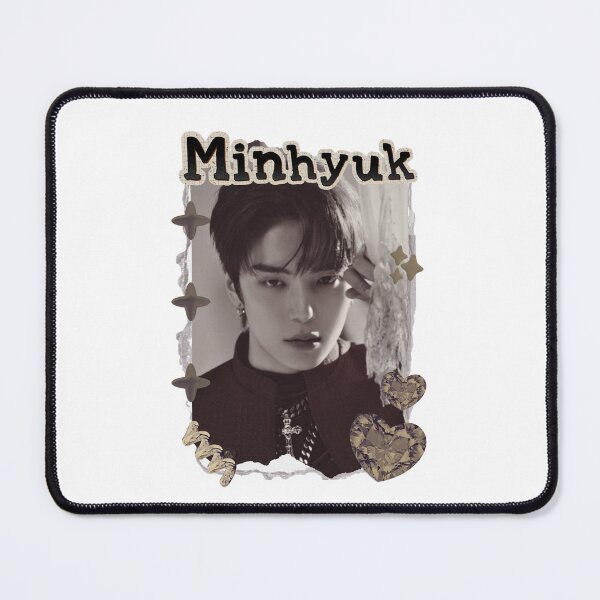 Item preview, Monsta Minhyuk Kpop Solo Artist Scrapbook Collage Cozy Y2K Vintage Design Korean Boy Group Portrait Art designed and sold by HELL0WBELLO.