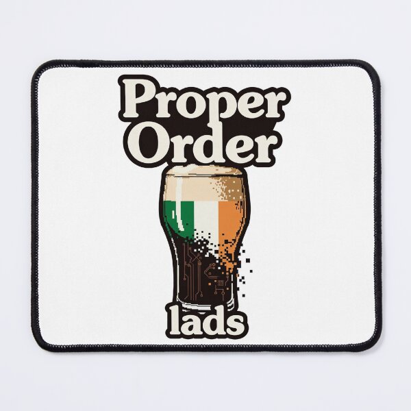 Item preview, Proper Order Lads Irish Pint Glitch | Irish Pub Banter designed and sold by CELTIC-DESIGNS.