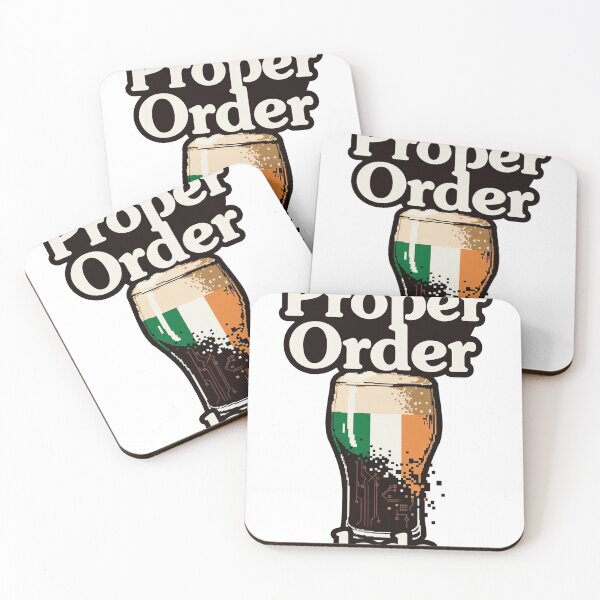 Item preview, Proper Order Lads Irish Pint Glitch | Irish Pub Banter designed and sold by CELTIC-DESIGNS.