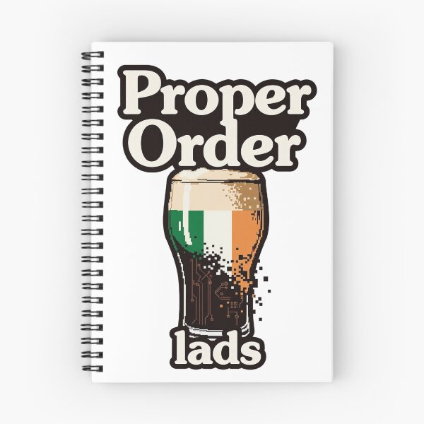Item preview, Proper Order Lads Irish Pint Glitch | Irish Pub Banter designed and sold by CELTIC-DESIGNS.