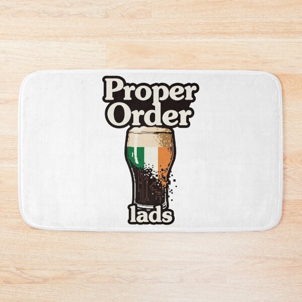 Item preview, Proper Order Lads Irish Pint Glitch | Irish Pub Banter designed and sold by CELTIC-DESIGNS.
