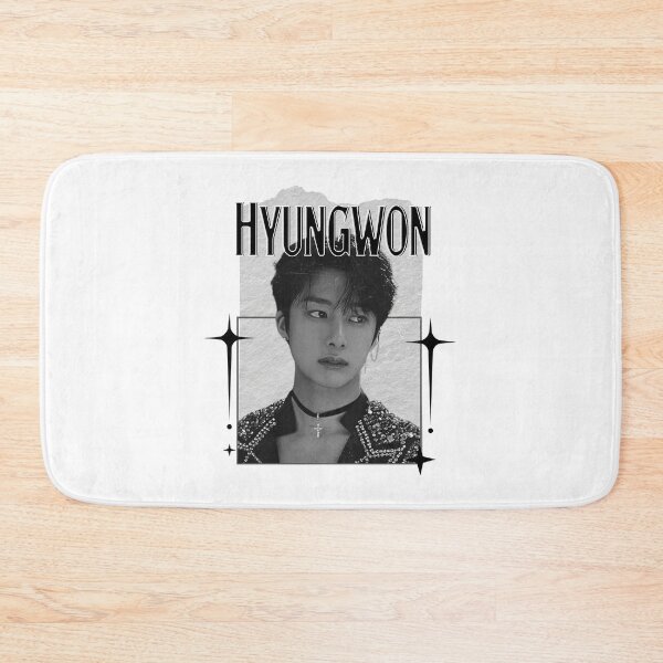 Item preview, Monsta Hyungwon Kpop Solo Artist Scrapbook Collage Cozy Y2K Vintage Design Korean Boy Group Portrait Art designed and sold by HELL0WBELLO.