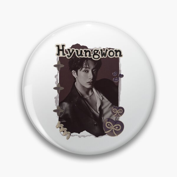 Item preview, Monsta Hyungwon Kpop Solo Artist Scrapbook Collage Cozy Y2K Vintage Design Korean Boy Group Portrait Art designed and sold by HELL0WBELLO.