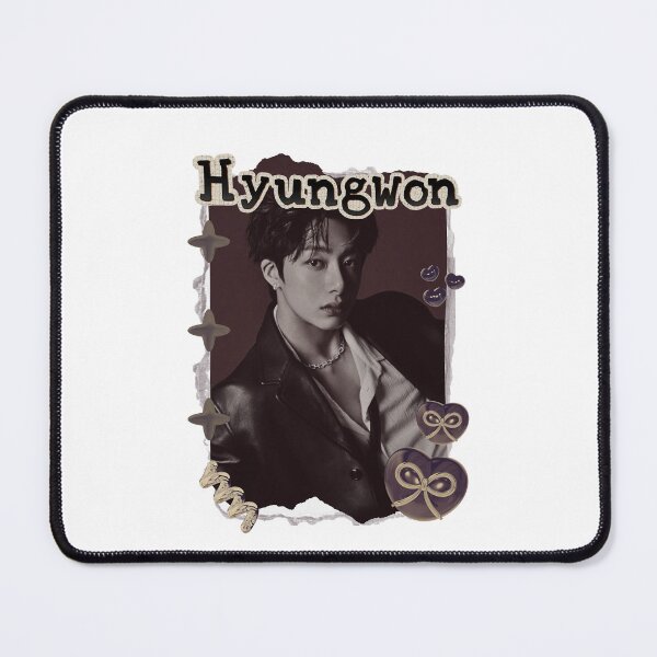 Item preview, Monsta Hyungwon Kpop Solo Artist Scrapbook Collage Cozy Y2K Vintage Design Korean Boy Group Portrait Art designed and sold by HELL0WBELLO.