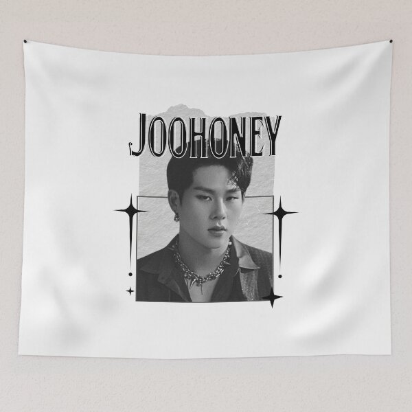Item preview, Monsta Joohoney Kpop Solo Artist Scrapbook Collage Cozy Y2K Vintage Design Korean Boy Group Portrait Art designed and sold by HELL0WBELLO.