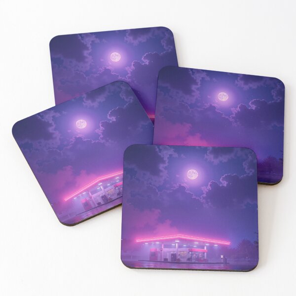 Item preview, Midnight Neon Stop designed and sold by Synthwave Solaris.