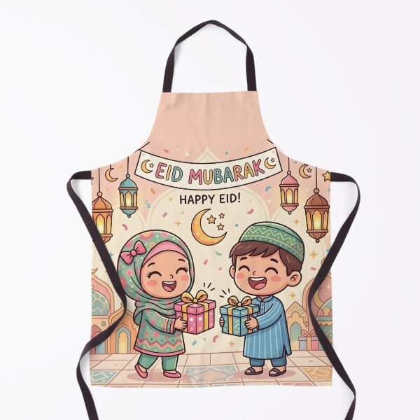 Item preview, Eid Gifts Exchange - Adorable Muslim Kids Sharing Presents designed and sold by WowDezign.
