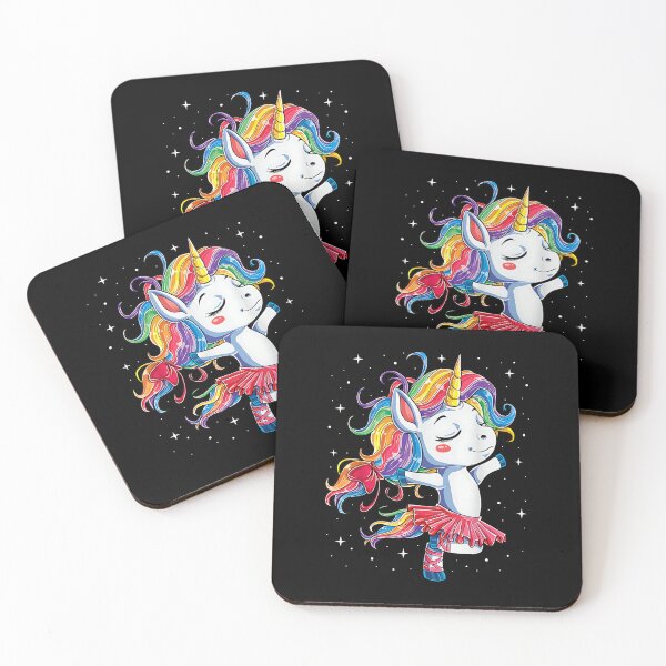 Item preview, Ballet Dancer Unicorn Girls Women Rainbow Ballerina Color designed and sold by Goleon12.