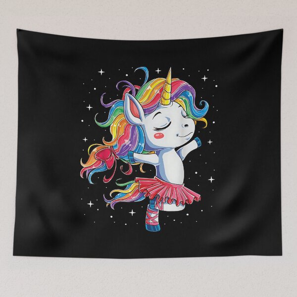 Item preview, Ballet Dancer Unicorn Girls Women Rainbow Ballerina Color designed and sold by Goleon12.
