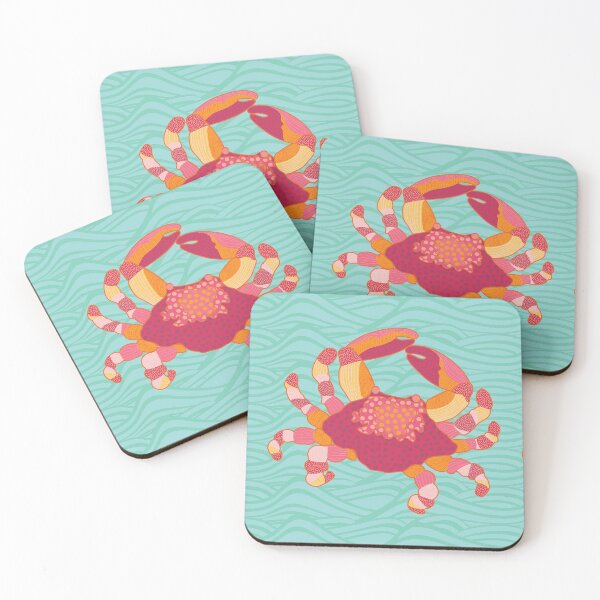 Item preview, Crab Waves | Tribal Marks | Boho Crustacean designed and sold by Annette Chabidon Studio.
