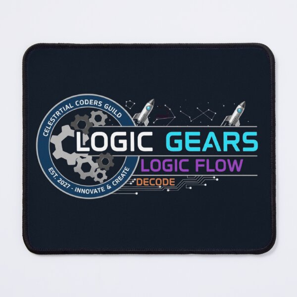 Item preview, Logic Gears – Celestial Coders Guild Emblem designed and sold by Dogandesighn.
