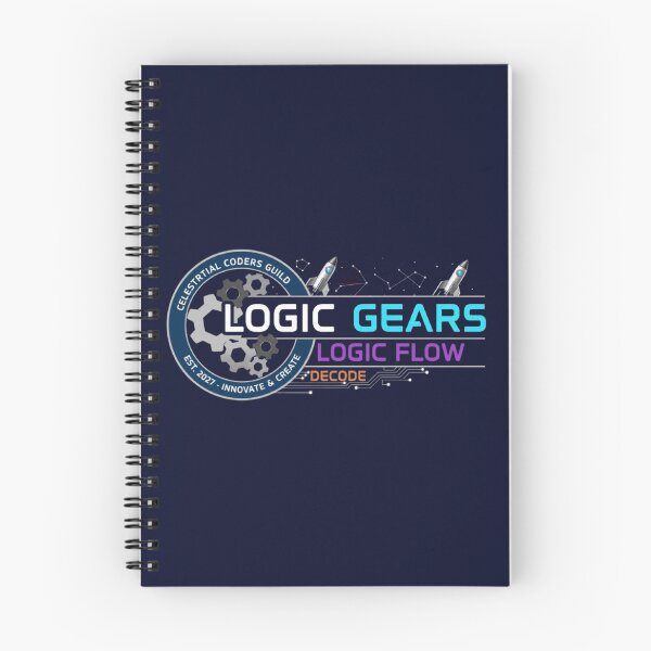 Item preview, Logic Gears – Celestial Coders Guild Emblem designed and sold by Dogandesighn.