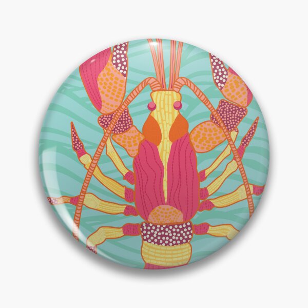 Item preview, Lobster Waves | Tribal Marks | Boho Crustacean designed and sold by Annette Chabidon Studio.