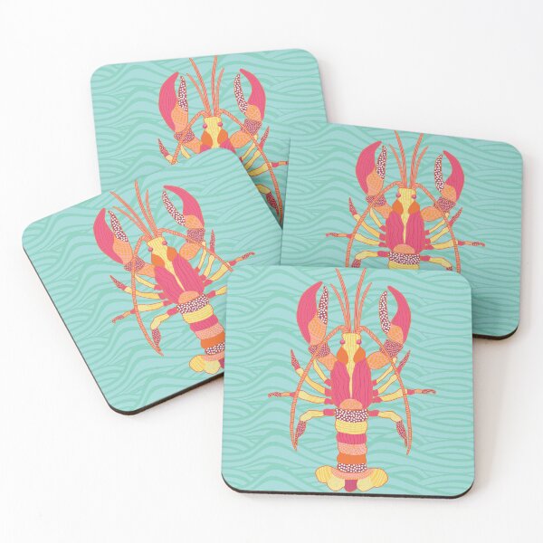 Item preview, Lobster Waves | Tribal Marks | Boho Crustacean designed and sold by Annette Chabidon Studio.