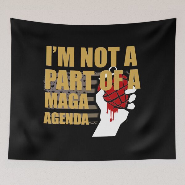 Item preview, I_m Not A Part Of A M.A.G.A Agenda designed and sold by FARES HEFNY.