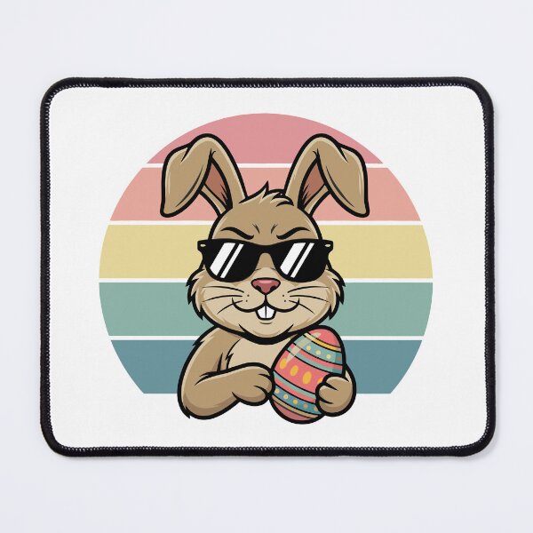 Item preview, Retro Cool Bunny Easter Egg designed and sold by UniTeeCo.