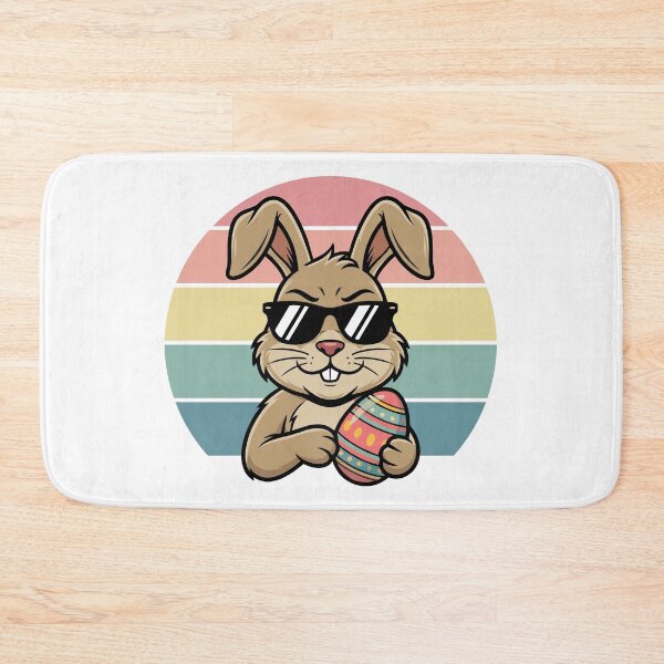 Item preview, Retro Cool Bunny Easter Egg designed and sold by UniTeeCo.