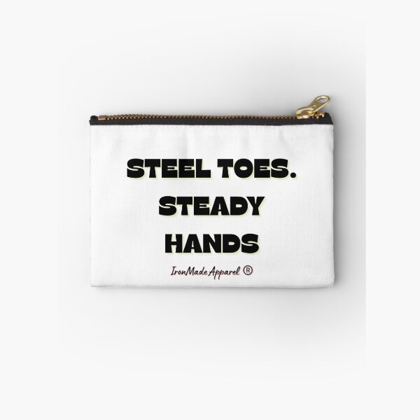 Item preview, Steel Toes Steady Hands Electrician T-Shirt – Lineman & Electrical Worker Pride Tee for Tradesmen designed and sold by IronMade Apparel.