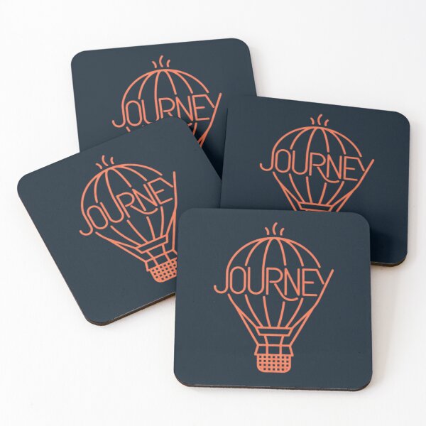 Item preview, Journey – Minimalist Hot Air Balloon Typography designed and sold by Dogandesighn.