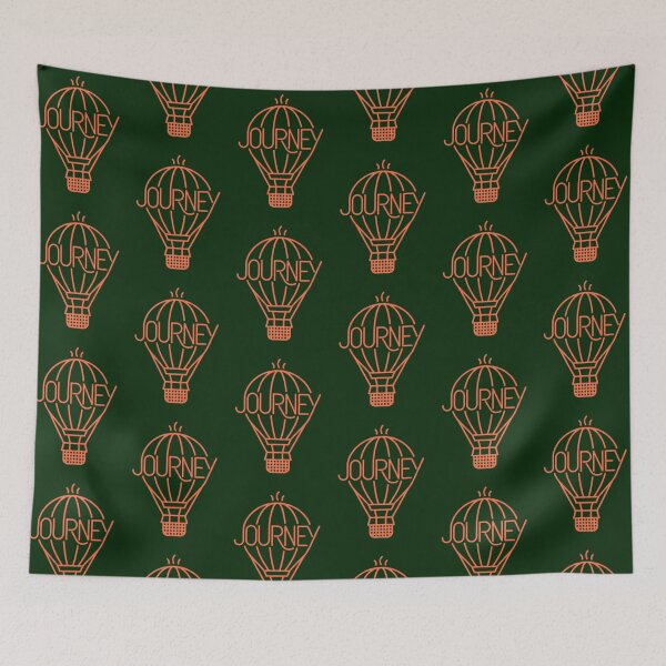 Item preview, Journey – Minimalist Hot Air Balloon Typography designed and sold by Dogandesighn.