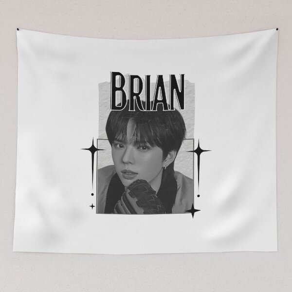 Item preview, Ampersand0ne Brian Rising K-Pop Boy Group Portrait Korean pop idols designed and sold by HELL0WBELLO.