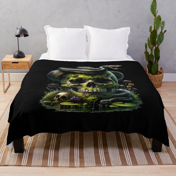Item preview, Evil Skull Face – Horror Aesthetic Design for Apparel designed and sold by artedigital99.